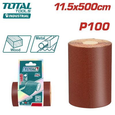 Шлифовальная бумага 11,5x500см P100 TOTAL TAC10065
