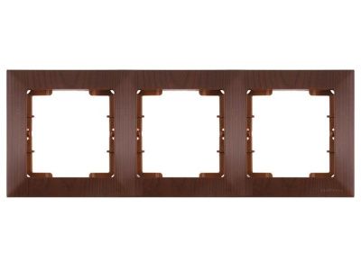 Рамка 3-ая горизонтальная орех, DARIA, Mutlusan 21208001357