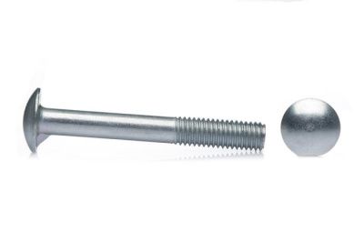 Болт с полукруглой головкой, неполн. резьба, цинк BY
