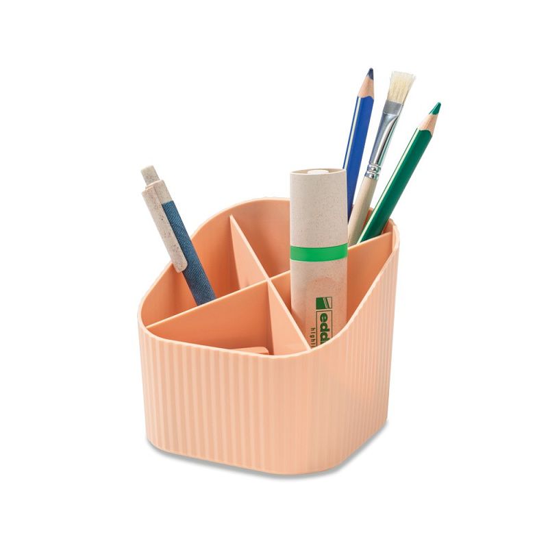 Подставка для канцелярских мелочей Han "Re-X-Loop", пастельный оранжевый