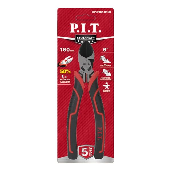 Бокорезы усиленные DRUA HPLP02-0150, 150мм, шарнир с эксцентриком PIT HPLP02-0150