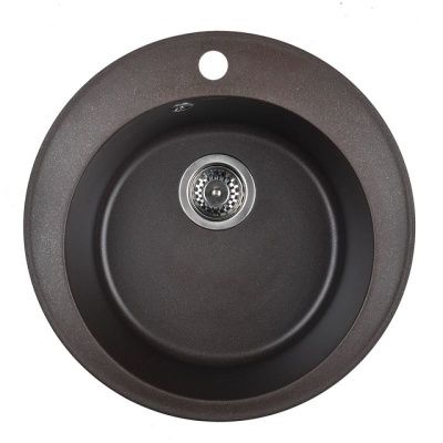 Мойка кухонная из мраморной крошки, coffee, Wisent WR480-27