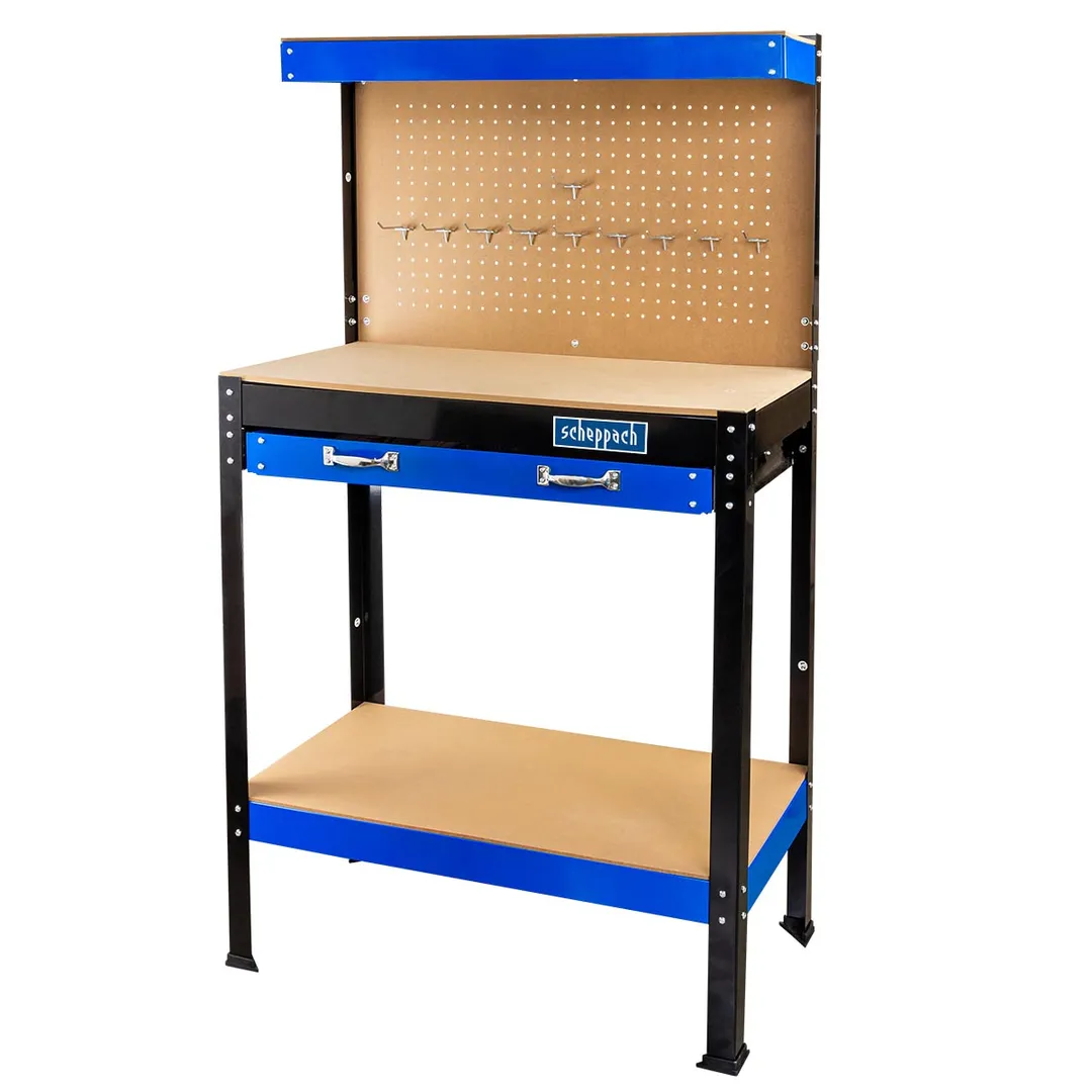 Верстак слесарный металлический 800х400х1400 мм Scheppach Sch-TW-WT00301