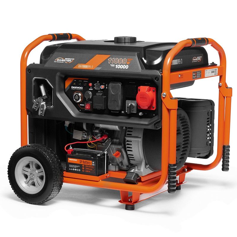 Генератор бензиновый инверторный GDA 11000DPEi-3 Daewoo Power GDA 11000DPEi-3