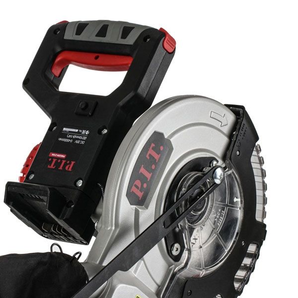 Пила торцовочная аккум. бесщёточная SOLO, 20В, Ø210 мм, накл 45°, протяжка, лазер PIT PMS20H-210A