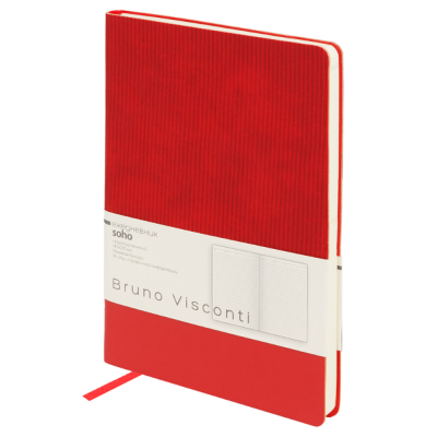 Ежедневник недатированный "Soho", А5, красный