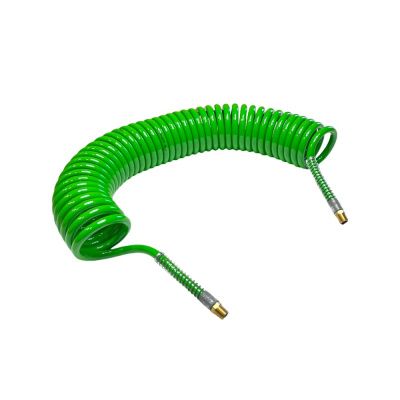 Пневмошланг витой 12 х 8 - 10 м НР 1/4" HOREX (без быстроразъемов) EUC 12x8мм 10м