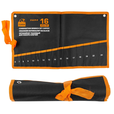 Органайзер тканевый для набора ключей 16 пр 600х350 мм ISMA ISMA-5161P-P