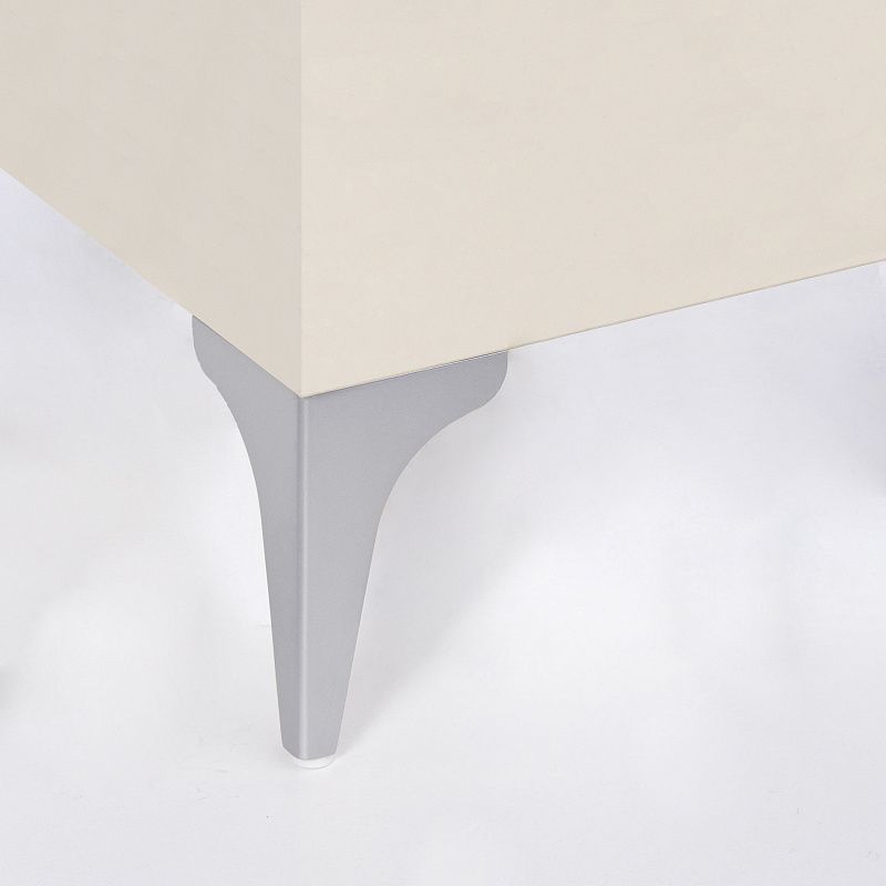 Опора мебельная мет. STELLAR h150 угловая матовый хром AKS 113010