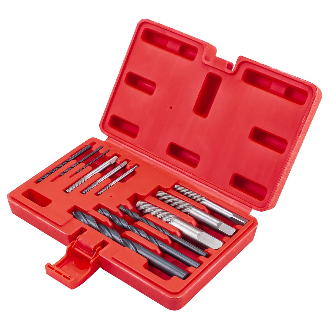 Набор экстракторов для извлечения заломанных болтов/гаек в комплекте со сверлами 12 пр JBC JBC-924U12B