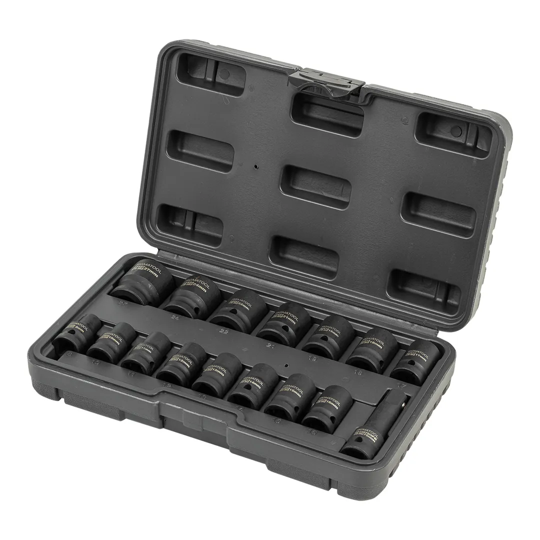 Набор головок ударных 8-27 мм 1/2'' 6-гр 16 пр SIGMATOOL Sigmatool-4179-5MPB