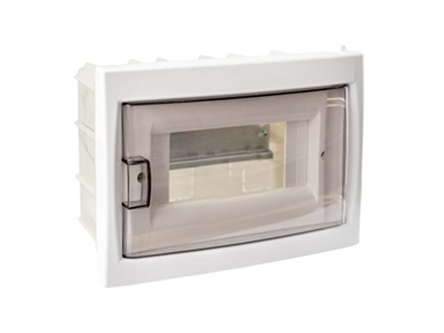 Бокс пласт. 8 модулей скрытый с крышкой IP 20, (212х148х103 мм) Bylectrica КНС-8Д