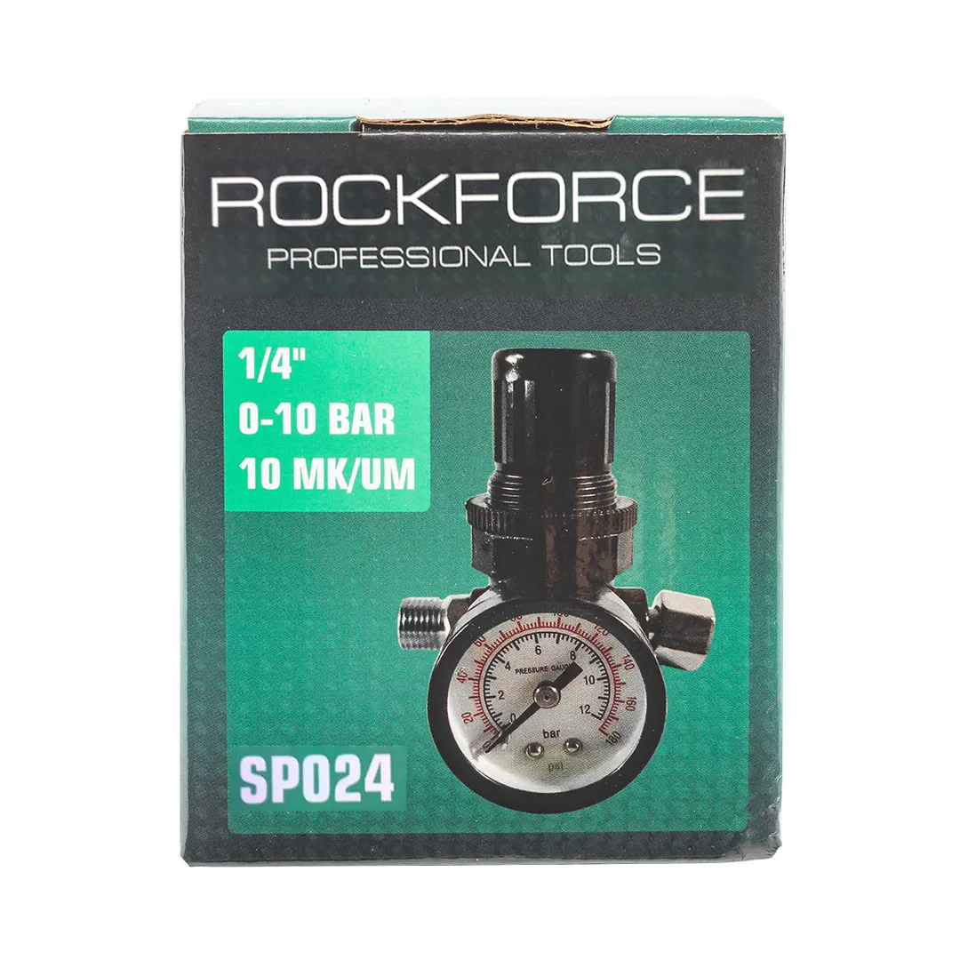 Регулятор давления воздуха 1/4" RockForce RF-SP024