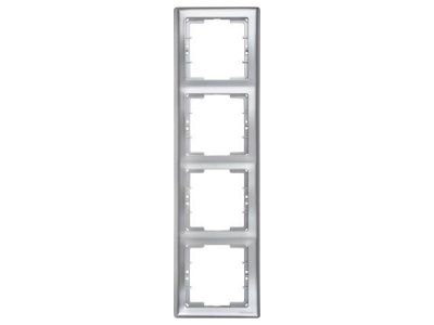 Рамка 4-ая вертикальная серебро, DARIA, Mutlusan 2120 800 2482