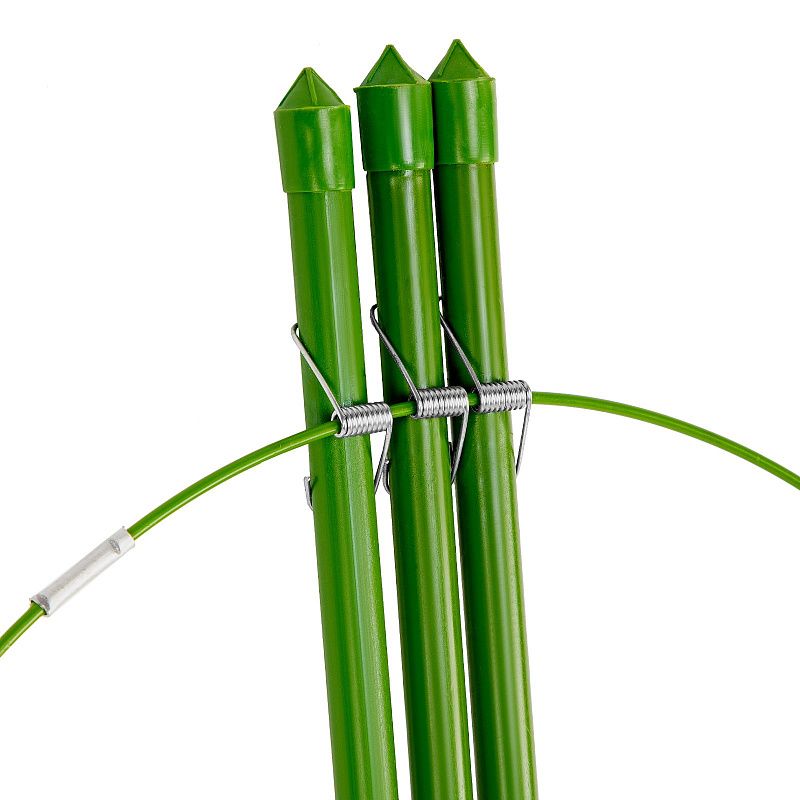 Поддержка для растений круглая H 150 см, металл в пластике, 5 колец Palisad 644045