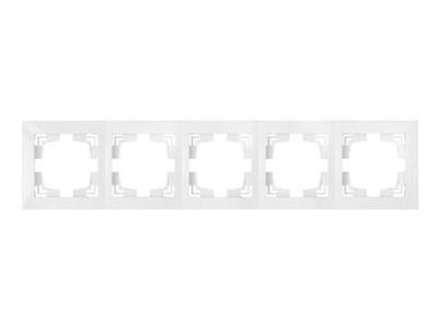 Рамка 5-местная белая, Уют, Bylectrica ЮЛИГ.735212.283