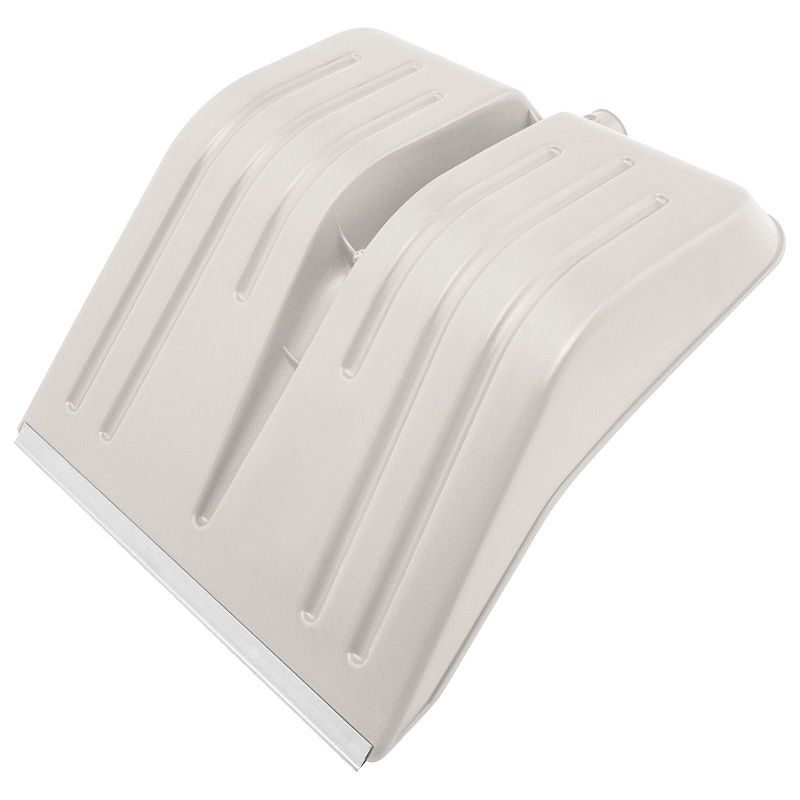 Лопата для уборки снега пластиковая, белая, 420 х 425 мм, без черенка, Сибртех 61615