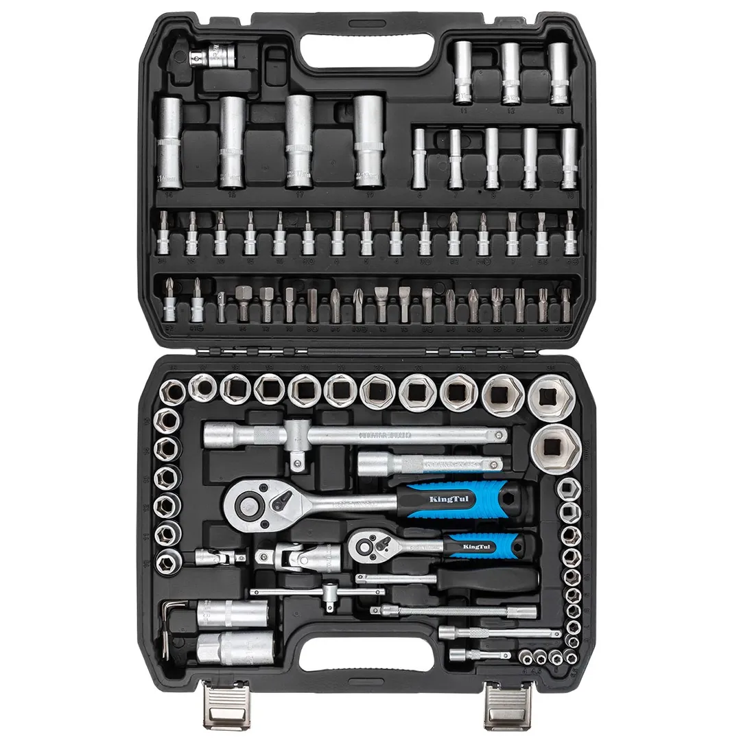 Набор инструментов 94 пр 1/4''&1/2'' 6-гр KINGTUL KT-94