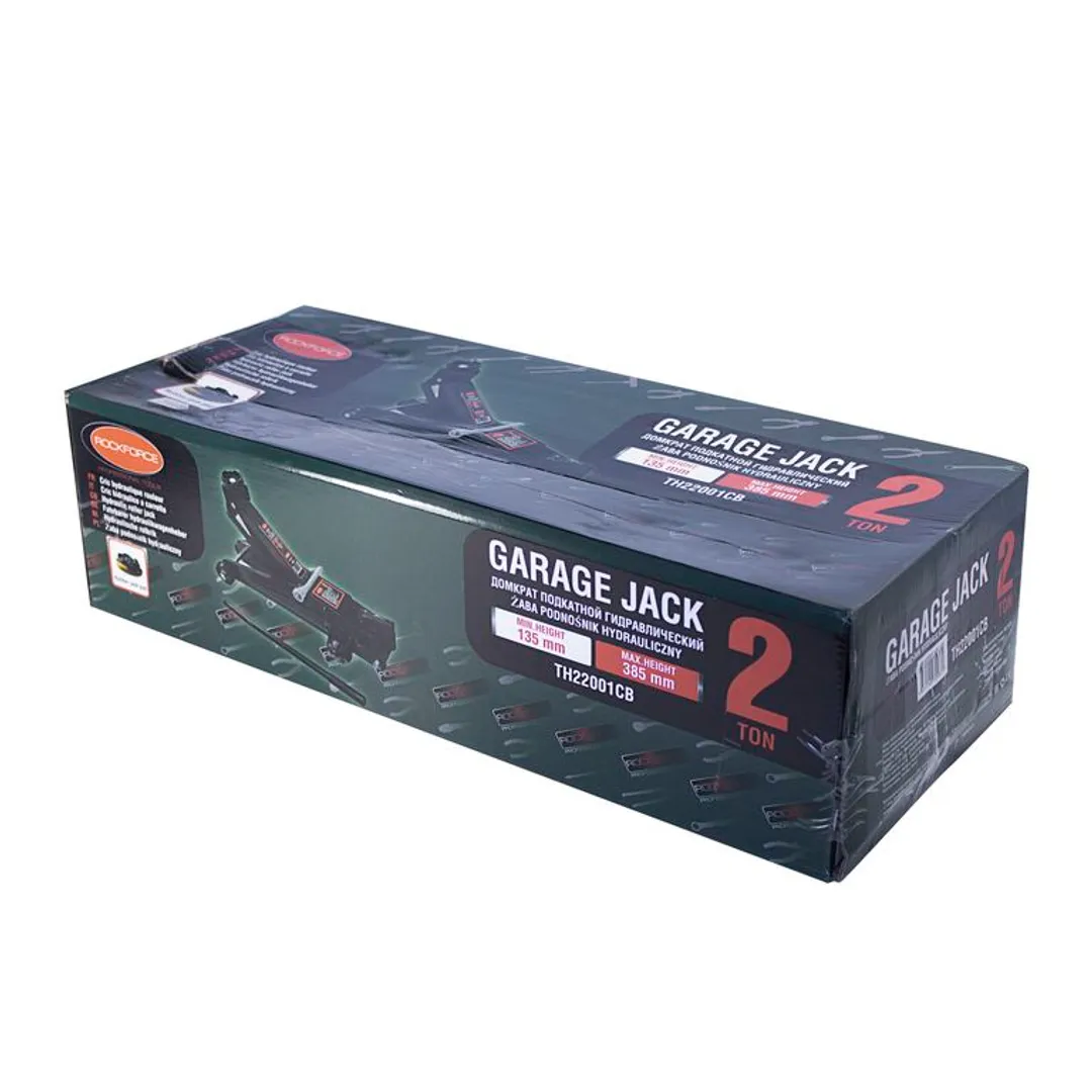 Домкрат подкатной гидравлический 2 т, 130-385 мм RockForce RF-TA82005