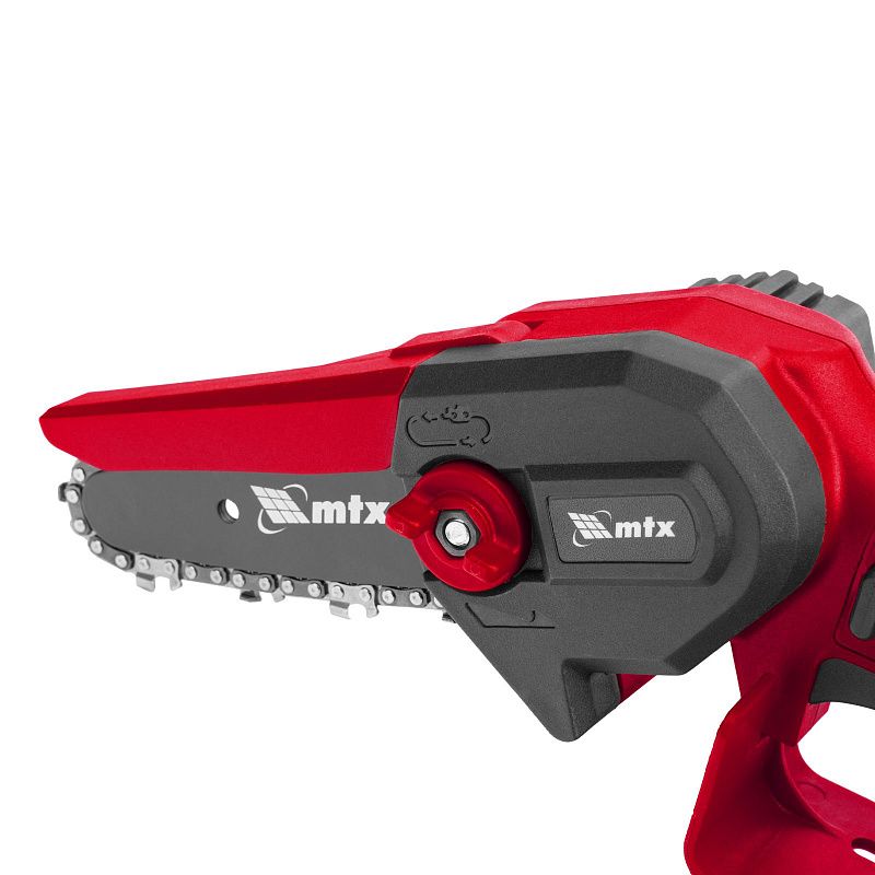 Цепная мини-пила аккумуляторная, MCS-100, шина 100 мм, Li-Ion, 20 В MTX 58640