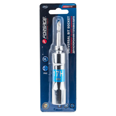 Головка-бита двухсторонняя 17 мм Forsage F-4459517C
