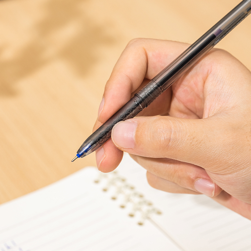 Ручка шариковая "Arrow", 0.7 мм, прозрачный, синий, стерж. синий