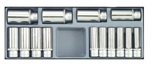 Набор глубоких 6-гр. головок (10-32 мм) 14 пр. 1/2'' Force T4143