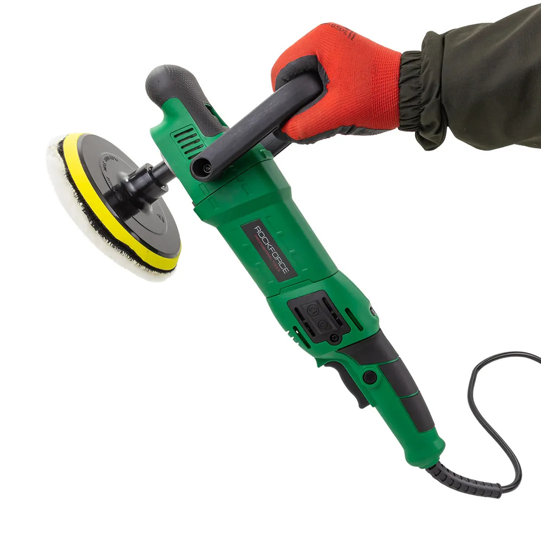 Машина полировальная электрическая 230V, 1200W, 500-3500об/мин, Øкруга 150 мм RockForce RF-WT03079