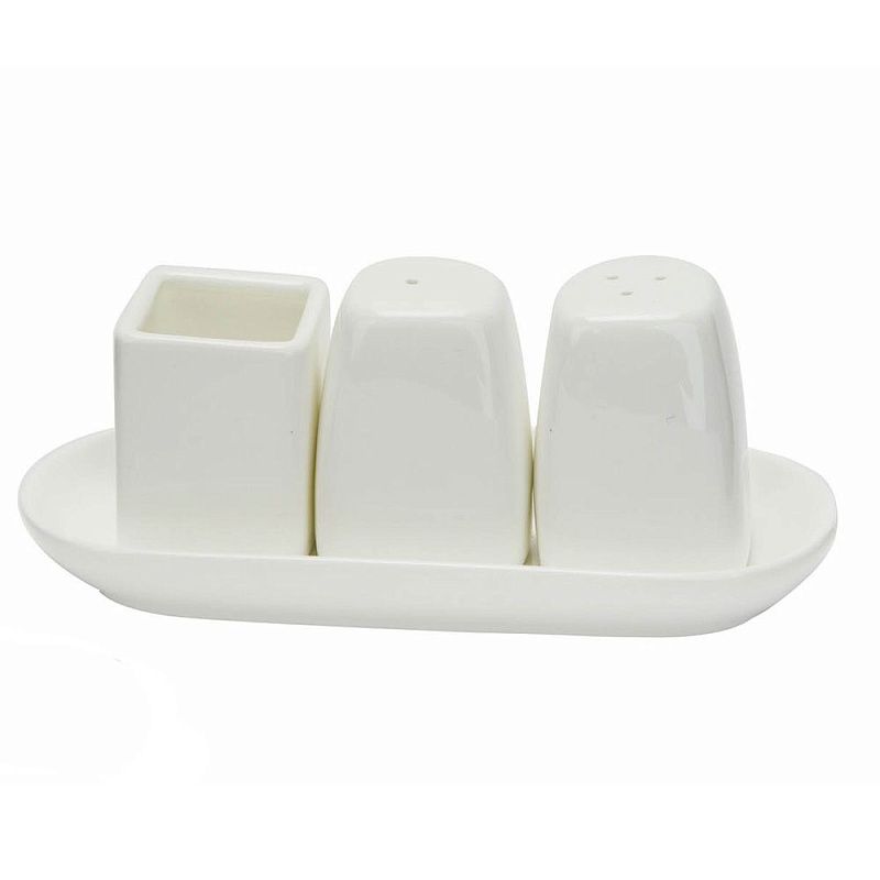 Набор для специй "WL-996005/SP", фарфор, белый