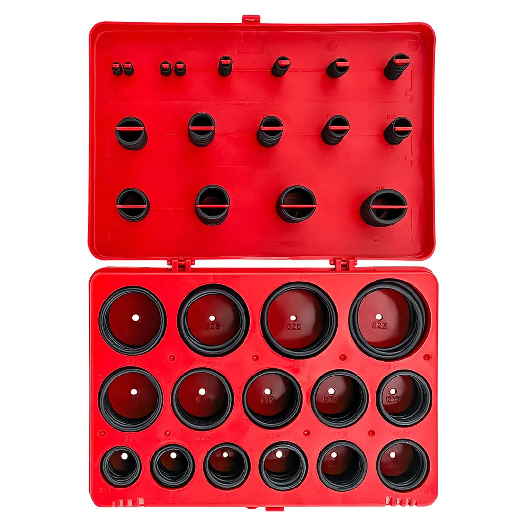 Набор уплотнительных колец, резиновые маслобензостойкие 386 пр, метрические RockForce RF-727