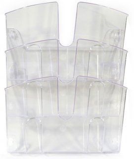 Модуль настенный, 3 отделения, вертикальный, прозрачный