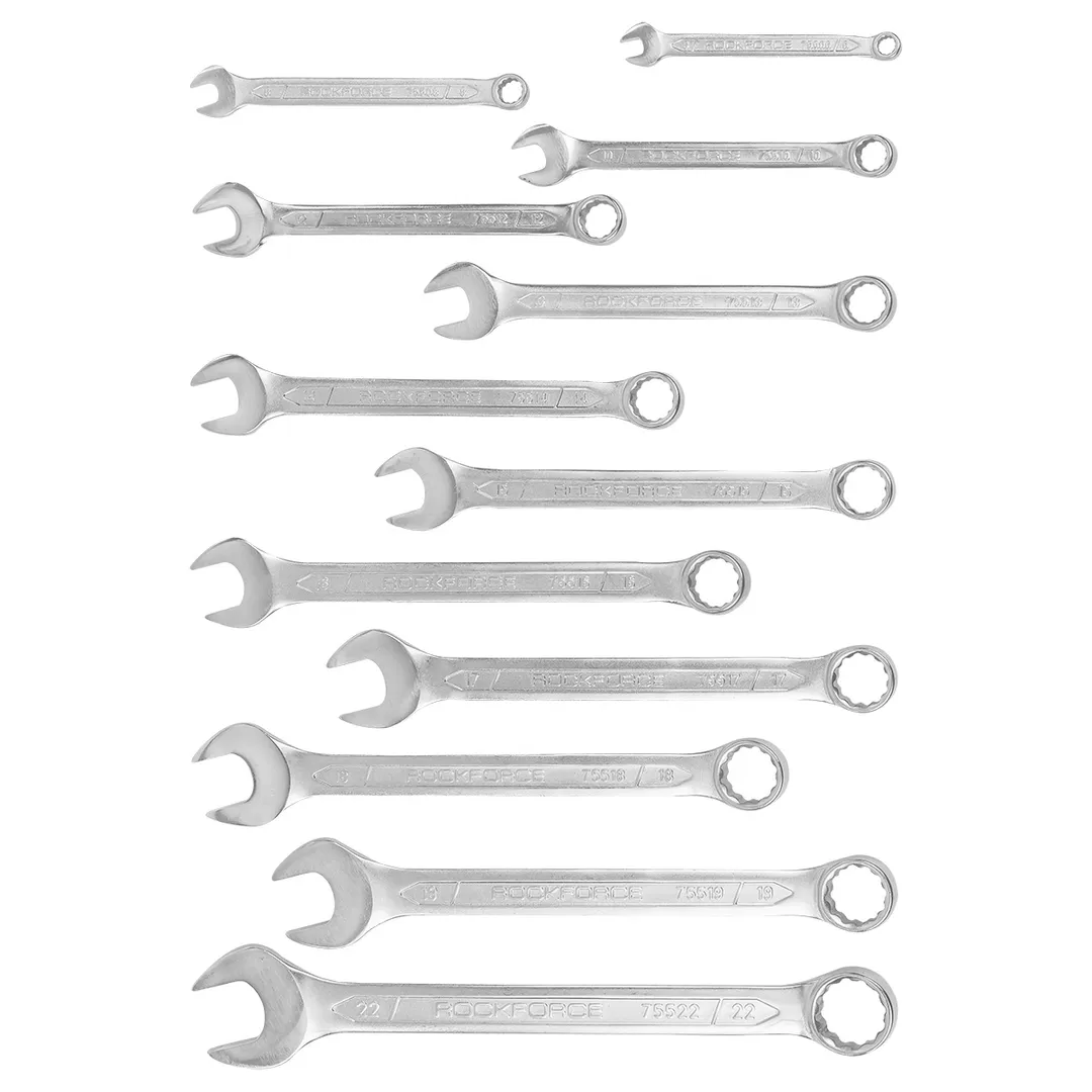 Набор ключей комбинированных 12 пр. 6- 22 мм RockForce RF-5121MP