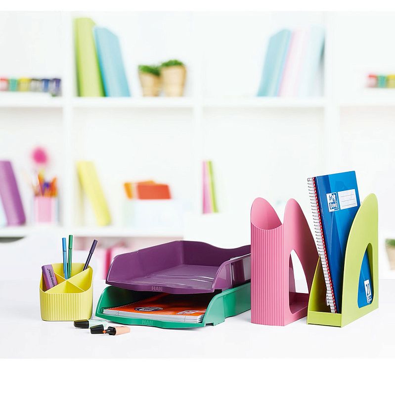 Модуль для бумаги вертикальный Han "Re-Loop", желтый