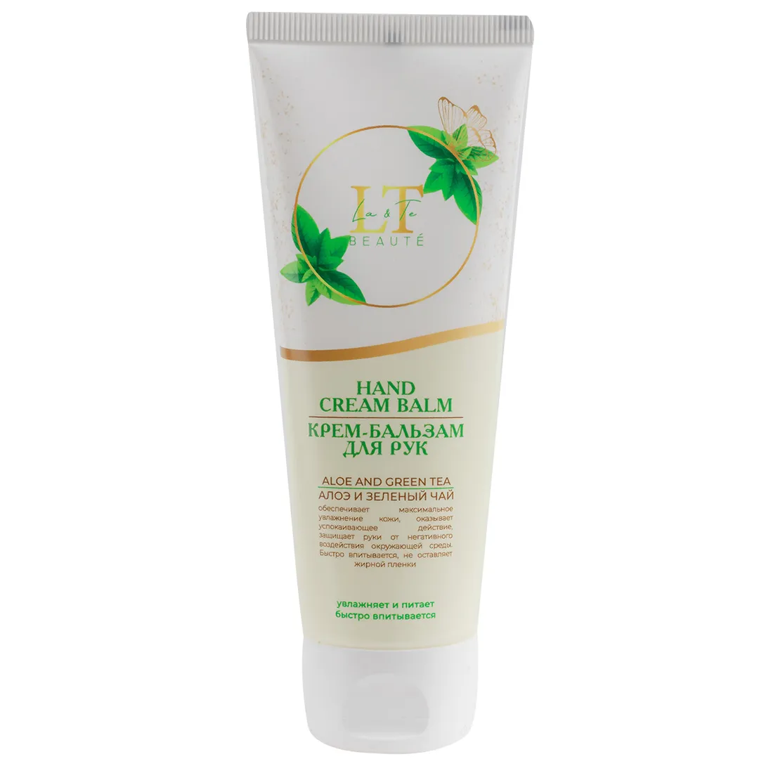 Крем бальзам для рук Алоэ и Зеленый чай La and Te beaute LT-2128