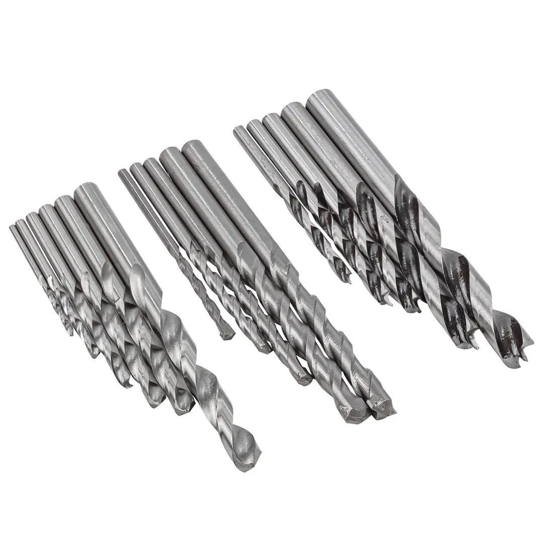 Комбинированный набор сверл 16 пр, по металлу: 2-6, 8 мм, по бетону: 4-6, 8, 10 мм, по дереву: 4-6, 8, 10 мм EVERFORCE EF-DBS16M