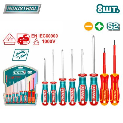 Набор отверток TOTAL TKSDS0836 (8 шт)