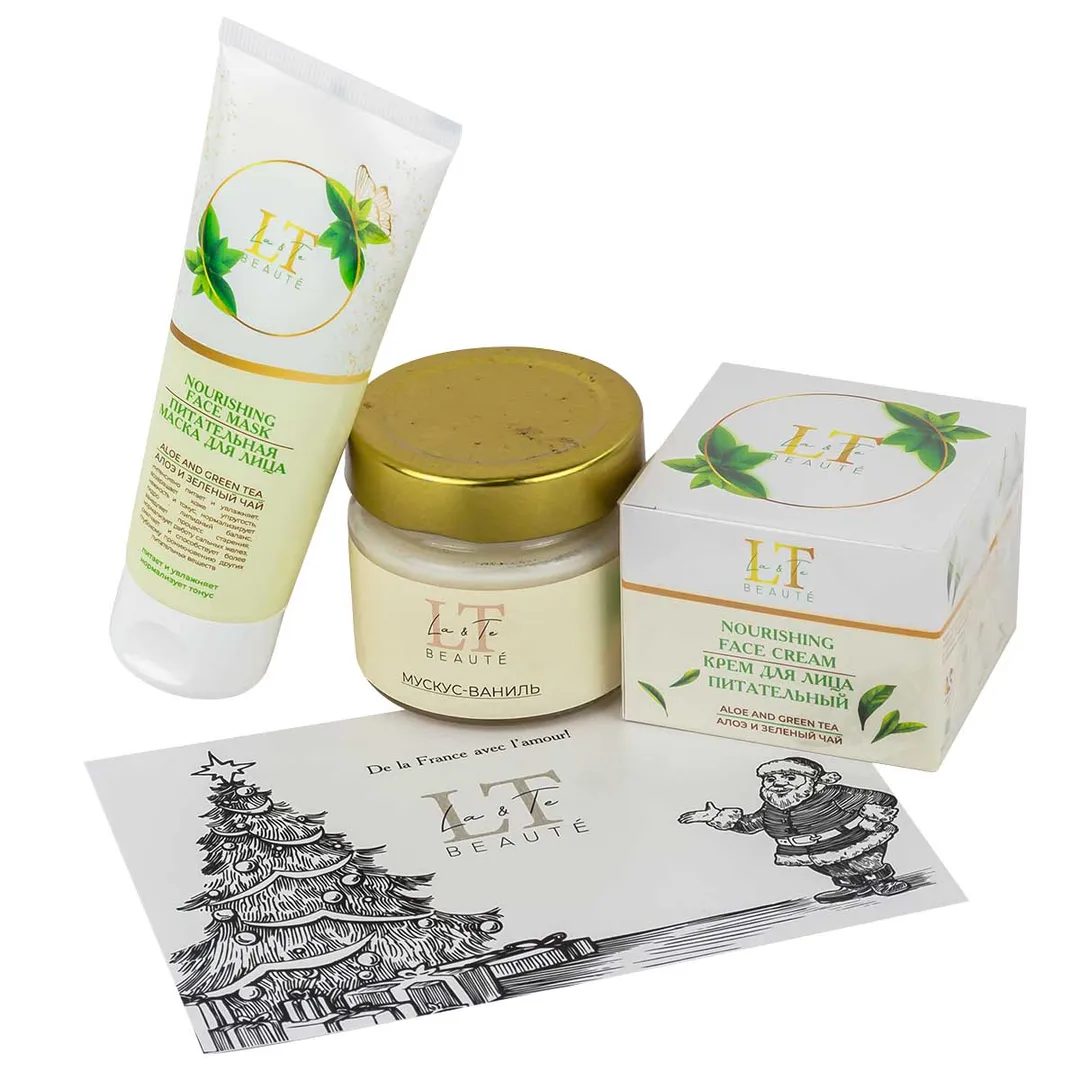 Набор 6, SPA свеча 0028, крем для лица 2142, маска для лица 2159 La and Te beaute SP-10..
