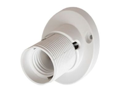 Патрон Е27 с резьбовым вводом, фланцевый, Bylectrica Е27Ф-004