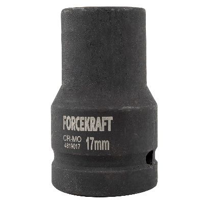 Ударная торцевая головка 17 мм. 4-гр. 1'' ForceKraft FK-4819017