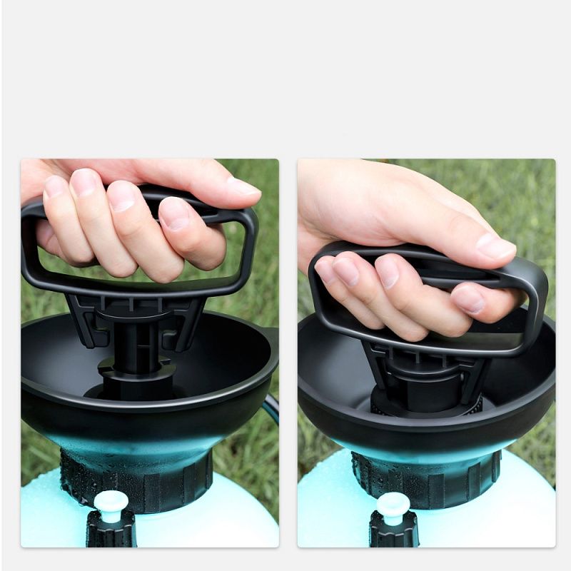 Опрыскиватель Deli GS DL581105, помповый, 5 л, черный, голубой