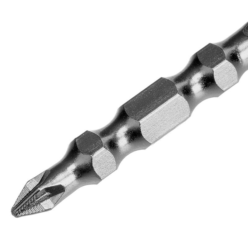 Бита двухстор., PZ2-PZ1х45мм, сталь S2, 10шт. Gross 112010