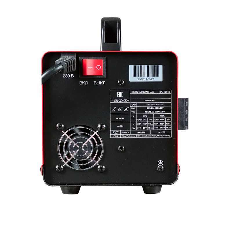Сварочный полуавтомат IRMIG 200 SYN FLUX Fubag 46645