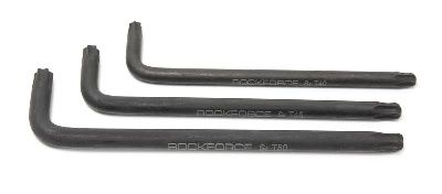 Г-образный длинный ключ Torx с шаром RockForce RF-766...BL