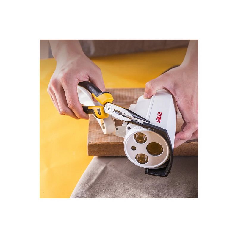 Длинногубцы Deli YS EDL2108Z, 200 мм., желтый, черный