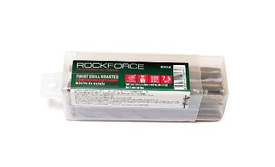 Сверло по металлу 1 мм HSS+Co 10 шт, в пластиковом футляре RockForce RF-DSP10H