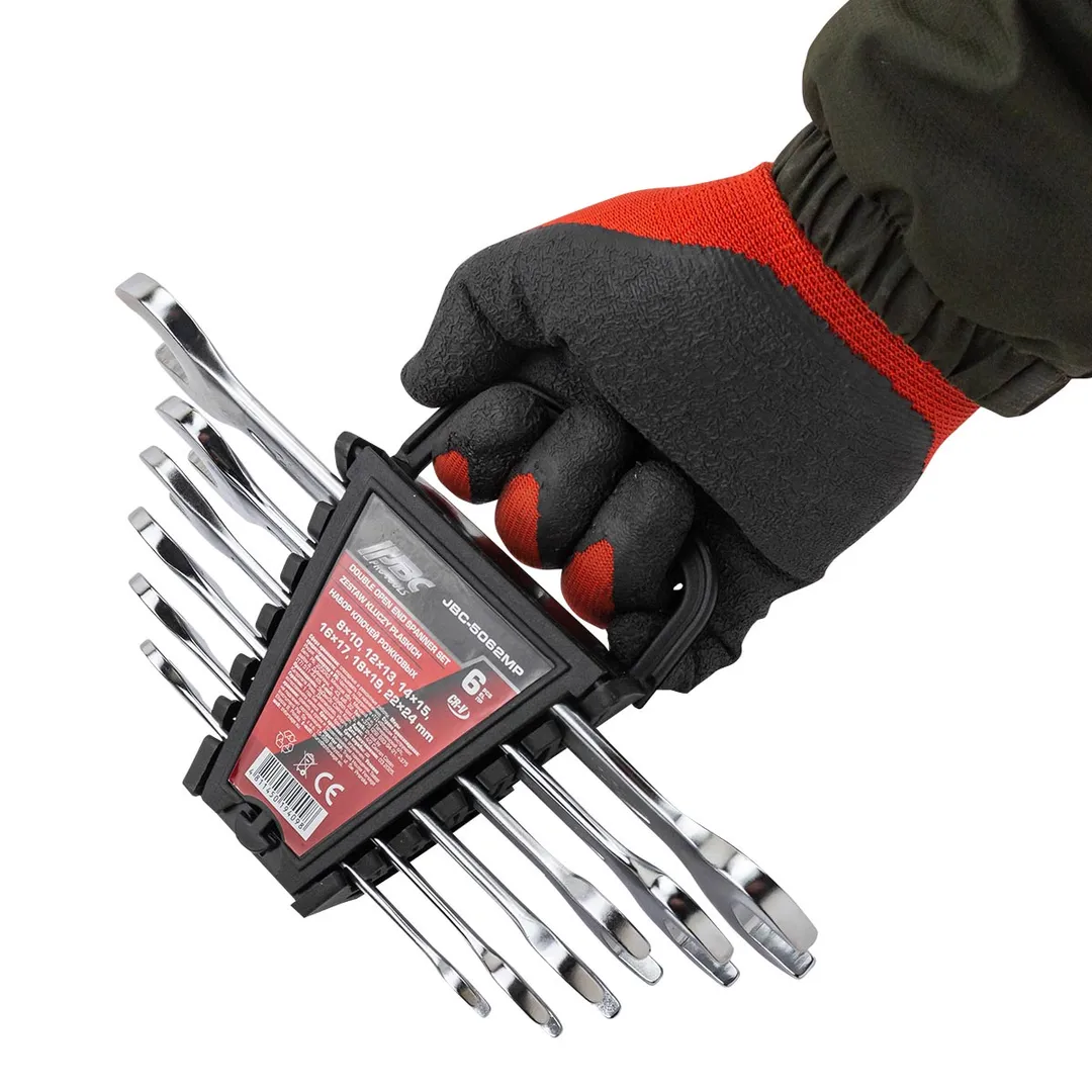 Набор ключей рожковых 8х10-22-24 мм 6 пр JBC JBC-5062MP