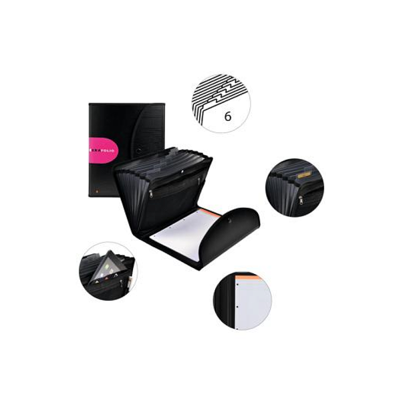 Папка-портфолио "Exactive" на молнии