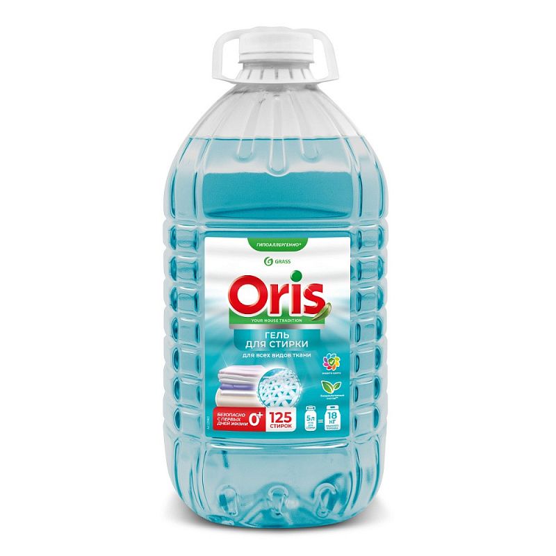 Средство для стирки "Oris", 5 л, жидкое, концентрат (125901)