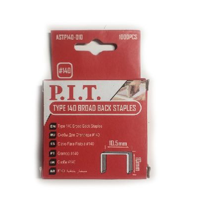 Скобы для степлера Тип 140, 10 мм, 1000 шт в уп. PIT ASTP140-010