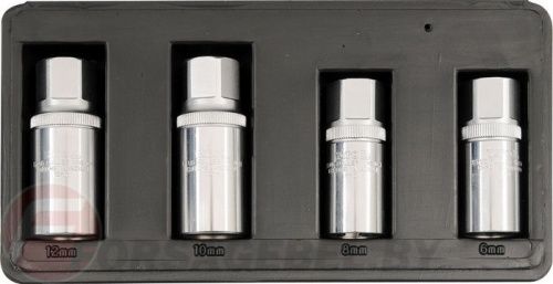 Набор головок для снятия штифтов 6-12 мм 4 пр. Yato YT-0620